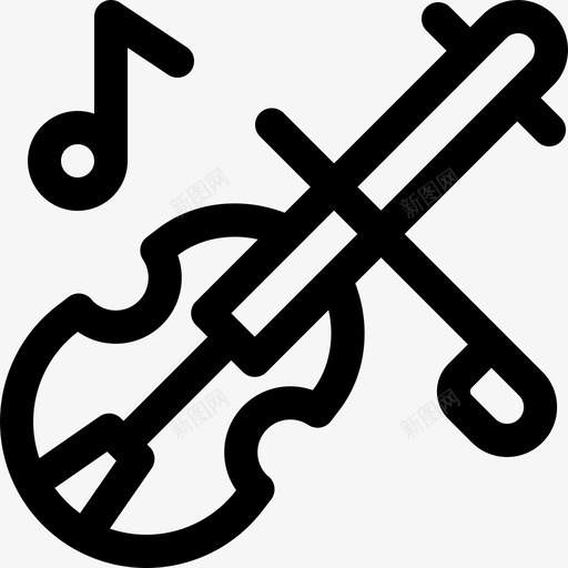 小提琴娱乐72直系svg_新图网 https://ixintu.com 小提琴 娱乐 直系