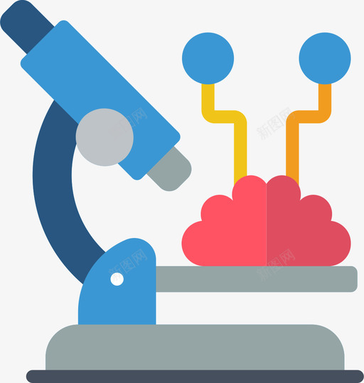 大脑天才5号扁平svg_新图网 https://ixintu.com 大脑 天才 扁平
