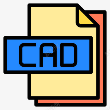 Cad文件文件格式4线颜色图标