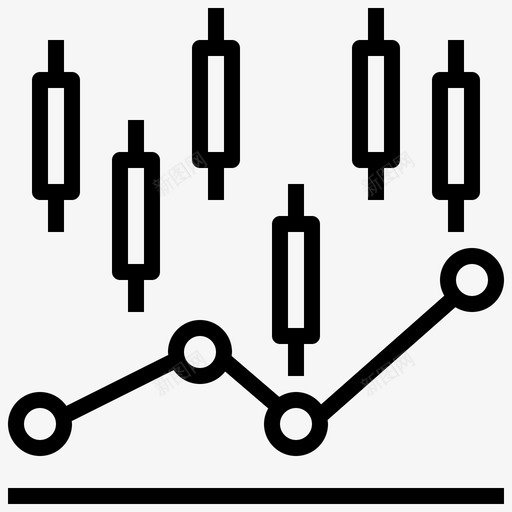 股票区块链和fintech3线性svg_新图网 https://ixintu.com 股票 区块 线性