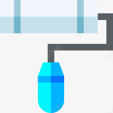 油漆辊构造183扁平图标