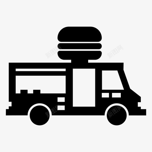 食品车商业街道svg_新图网 https://ixintu.com 食品 车商 商业 商业街 街道 运输