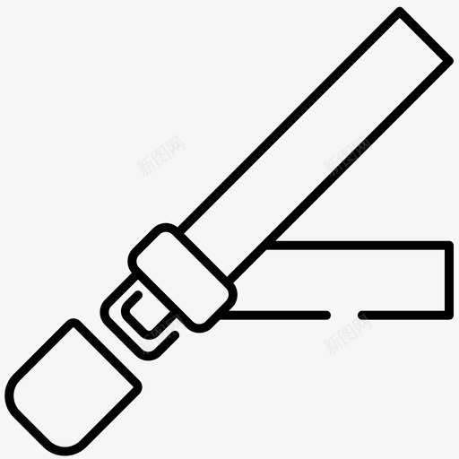 安全带保护安全svg_新图网 https://ixintu.com 安全带 安全 保护 座椅 汽车零件