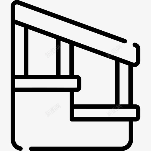 楼梯家庭生活25直线svg_新图网 https://ixintu.com 楼梯 家庭生活 直线