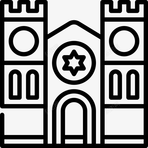 犹太教堂葬礼34直系svg_新图网 https://ixintu.com 犹太 犹太教 教堂 葬礼 直系