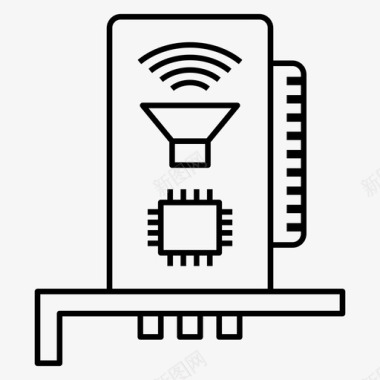 声卡电脑硬件扩充卡图标