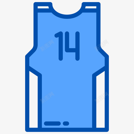 衬衫篮球54蓝色svg_新图网 https://ixintu.com 衬衫 篮球 蓝色