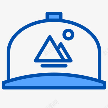 帽子品牌15蓝色图标