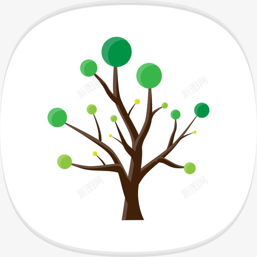 treeiconsvg_新图网 https://ixintu.com 扁平 简约