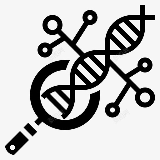 dna染色体螺旋svg_新图网 https://ixintu.com 染色体 螺旋 放大 大分子 研究 开发 字形