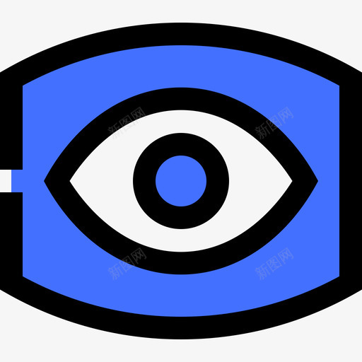 眼睛网站9蓝色svg_新图网 https://ixintu.com 眼睛 网站 蓝色