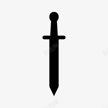 剑中世纪金属图标