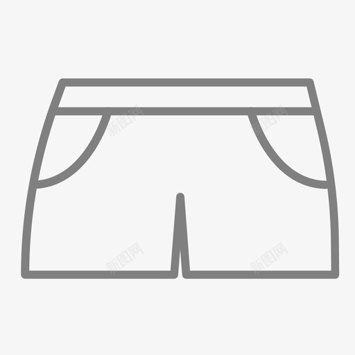 男生裤衩svg_新图网 https://ixintu.com 男生 裤衩 线性 扁平 手绘 单色 简约 精美 方正 圆润 商务