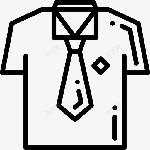 制服衣服学校svg_新图网 https://ixintu.com 制服 衣服 学校 学生 领带 返校