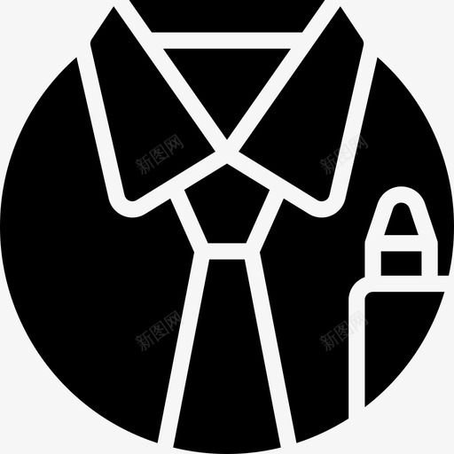 西装商务439填充svg_新图网 https://ixintu.com 西装 商务 填充