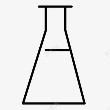 实验瓶实验设备实验室图标