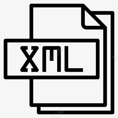 Xml文件文件格式1线性图标