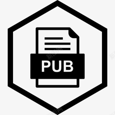pub文件文件文件类型格式图标
