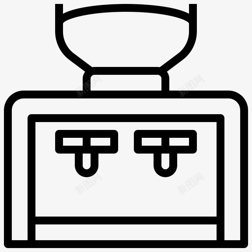饮水机小工具43直线svg_新图网 https://ixintu.com 饮水机 小工 工具 直线