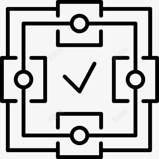 算法决策程序svg_新图网 https://ixintu.com 算法 决策 程序 编程 编程序 序列 区块