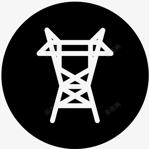 高压输电酒杯型svg_新图网 https://ixintu.com 高压 输电 酒杯型