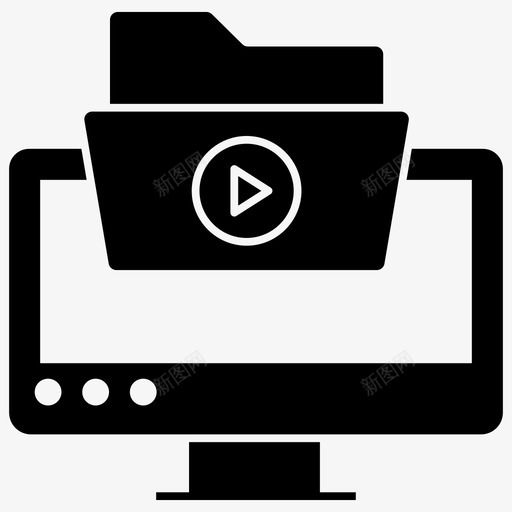 视频文件夹电影集合电影文件svg_新图网 https://ixintu.com 视频 文件夹 电影 文件 集合 网络 通信 字形 图标