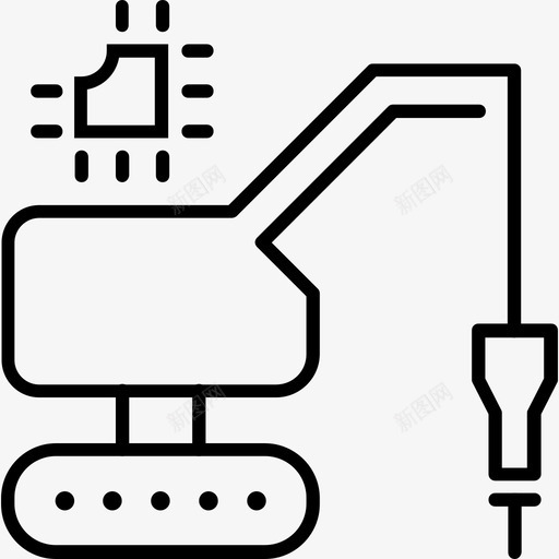 打桩机施工技术svg_新图网 https://ixintu.com 打桩机 施工技术 工程