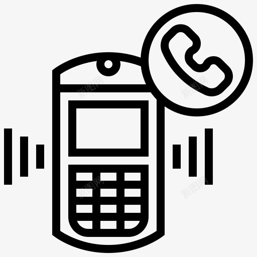 电话通信联系人svg_新图网 https://ixintu.com 电话 通信 联系人 拨号 业务 要素