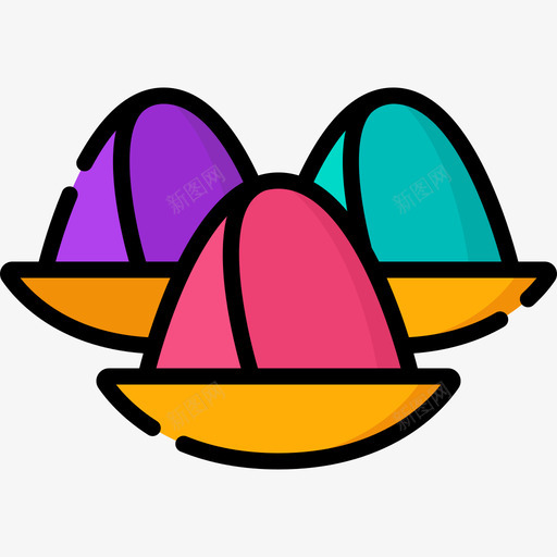 粉末holi22线性颜色svg_新图网 https://ixintu.com 粉末 线性 颜色