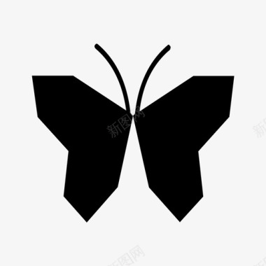 蝴蝶动物美女图标