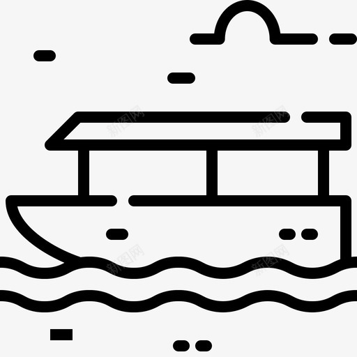 柬埔寨2号船直线型svg_新图网 https://ixintu.com 柬埔寨 号船 直线 线型