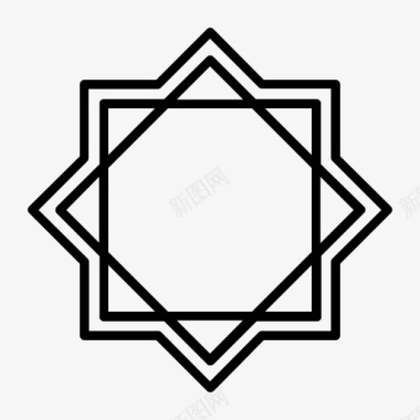 伊斯兰之星文化斋月图标