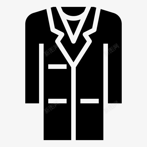 实验室外套服装时尚svg_新图网 https://ixintu.com 实验室 外套 科学 服装时尚 雕文