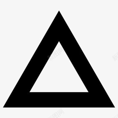 三角形警告几何图形图标