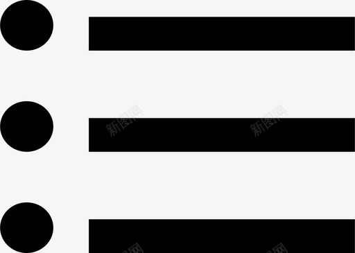 列表布局列表菜单svg_新图网 https://ixintu.com 列表 布局 菜单 顺序 常规 图标