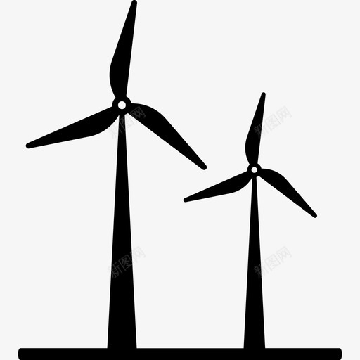 风力涡轮机惠利吉格风能svg_新图网 https://ixintu.com 风力 涡轮机 惠利 吉格 风能 发电机 风车