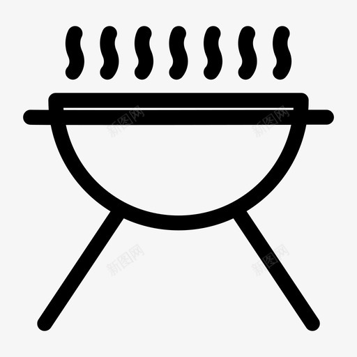 烹饪烧烤野餐svg_新图网 https://ixintu.com 烧烤 烹饪 野餐 假日 大胆 图标