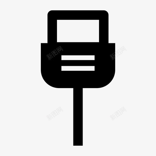 微型充电器数据线微型插座svg_新图网 https://ixintu.com 微型 充电器 数据线 插座 手机 插头
