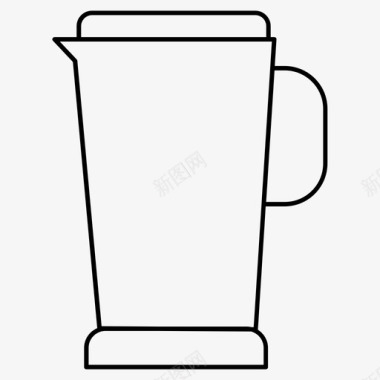 水壶搅拌机食物图标