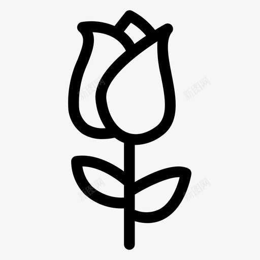 玫瑰花朵植物svg_新图网 https://ixintu.com 花朵 玫瑰 玫瑰花 植物 情人节 第一 一卷