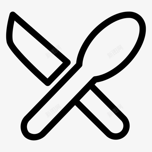 食物和餐厅刀勺子svg_新图网 https://ixintu.com 食物 餐厅 勺子 随机