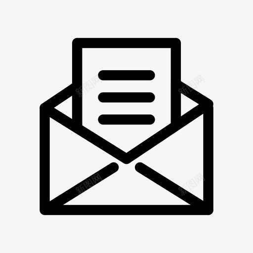 信件邮件邮寄svg_新图网 https://ixintu.com 信件 邮件 邮寄 发送 电子商务