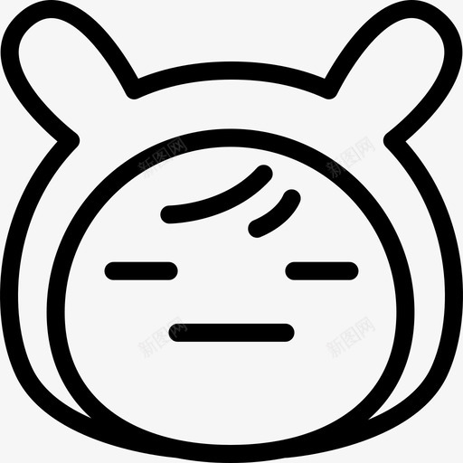中性婴儿儿童svg_新图网 https://ixintu.com 婴儿 儿童 表情 中性 符号 情绪
