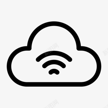 云信号连接网络图标