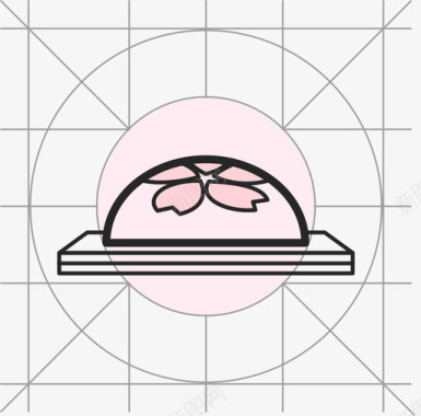 樱花玄饼图标
