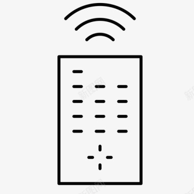 遥控器电视计算机和设备图标