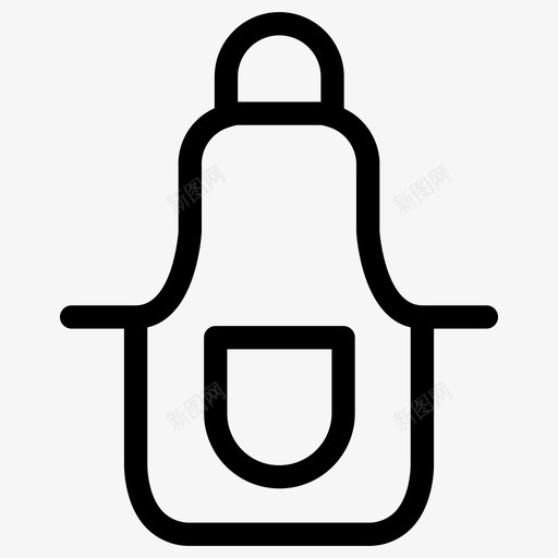 围裙厨房妈妈svg_新图网 https://ixintu.com 围裙 厨房 妈妈 食谱 细绳 餐厅 设计 第卷