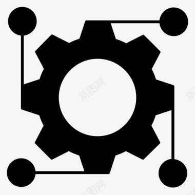 工程机械工程搜索引擎优化齿轮图标