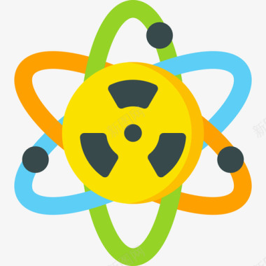 原子核能29平坦图标