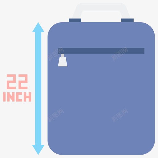 行李航空公司3扁平svg_新图网 https://ixintu.com 行李 航空公司 扁平